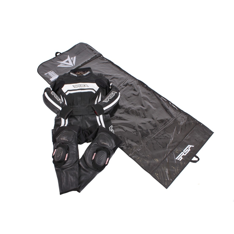 Pánská kombinéza na motorku RSA Virus černo-bílá výprodej