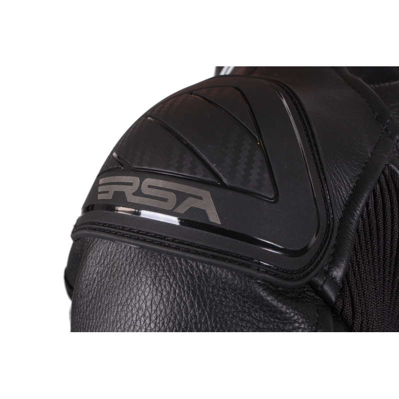 Ženski motoristični kombinezon RSA Virus Black-White-Fluo Yellow razprodaja