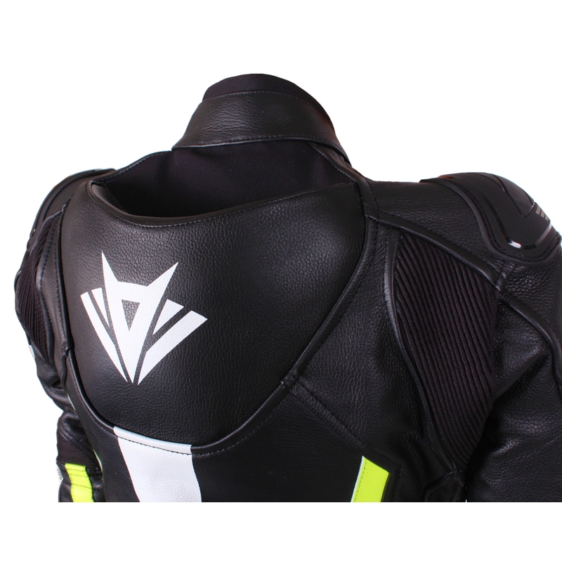 Ženski motoristični kombinezon RSA Virus Black-White-Fluo Yellow razprodaja