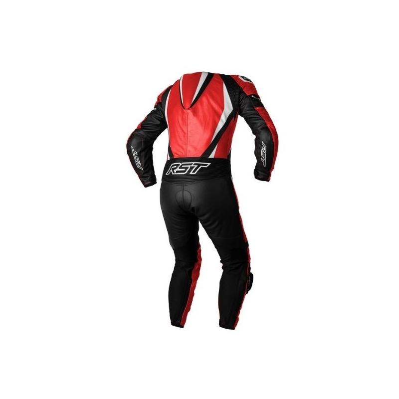 RST Tractech Evo 4 CE črna, bela in rdeča enodelna motoristična kombinezona razprodaja