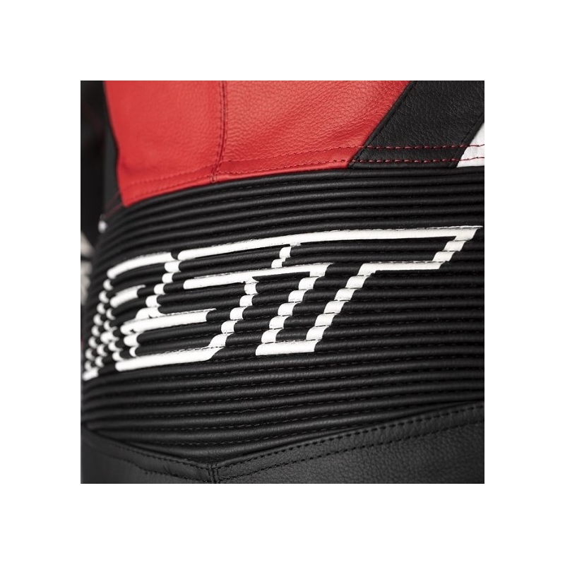 RST Tractech Evo 4 CE črna, bela in rdeča enodelna motoristična kombinezona razprodaja