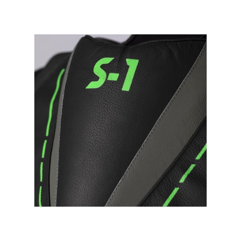 Enodelni kombinezon za motoriste RST S1 CE black-grey-fluo green razprodaja