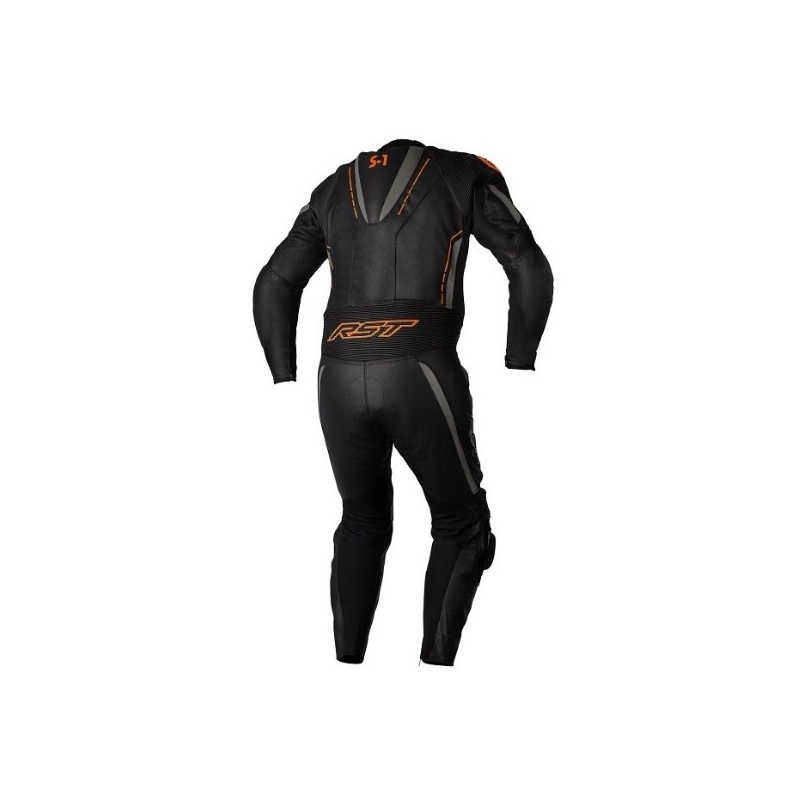 Enodelni kombinezon za motoriste RST S1 CE black-grey-fluo orange razprodaja