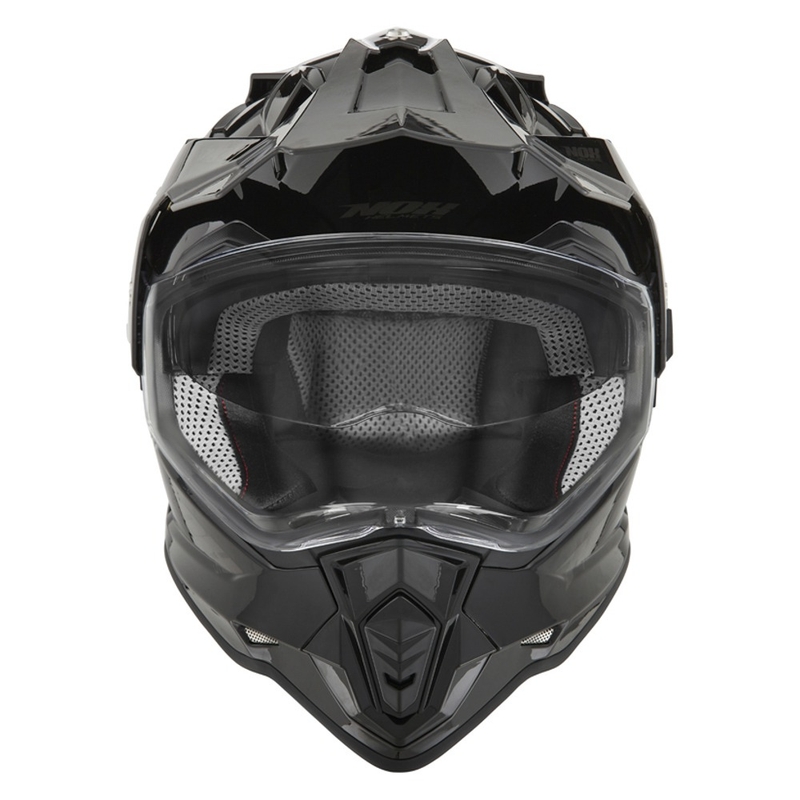 Enduro čelada NOX N312 črna sijajna