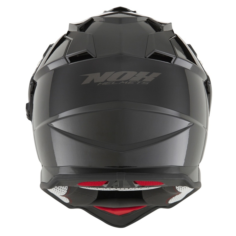 Enduro čelada NOX N312 črna sijajna