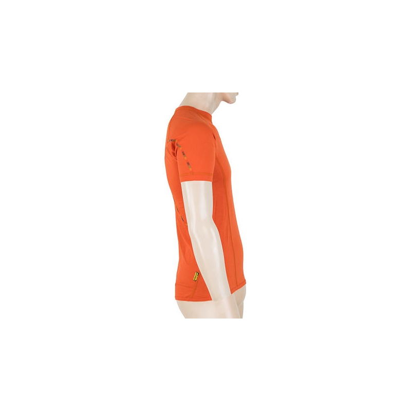 Moška majica Sensor Merino Air oranžna razprodaja
