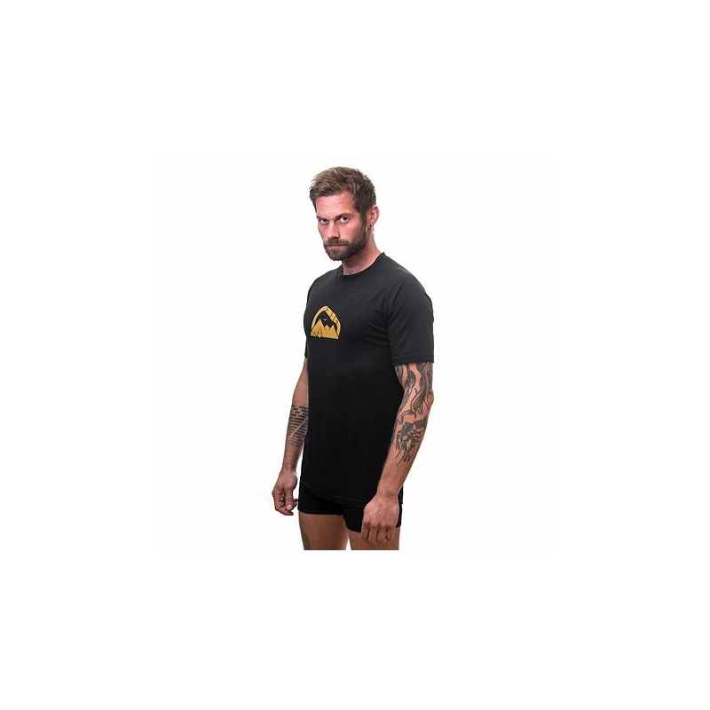 Moška majica Sensor Merino Air PT Summit black razprodaja
