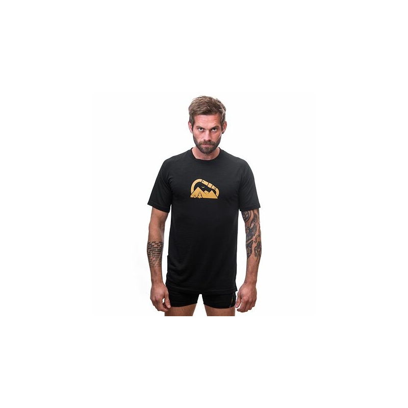 Moška majica Sensor Merino Air PT Summit black razprodaja