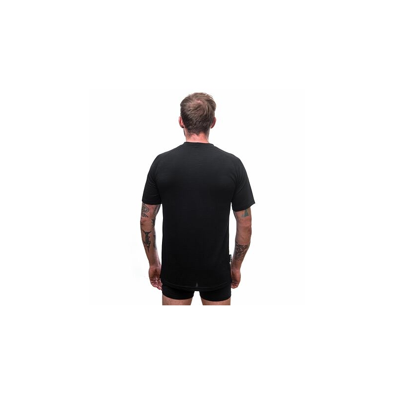Moška majica Sensor Merino Air PT Summit black razprodaja