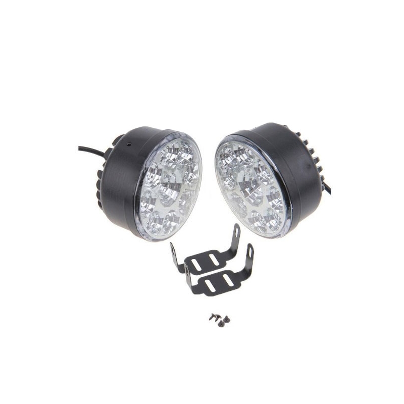 Dnevne luči Superlight DRL 9 okroglih LED diod