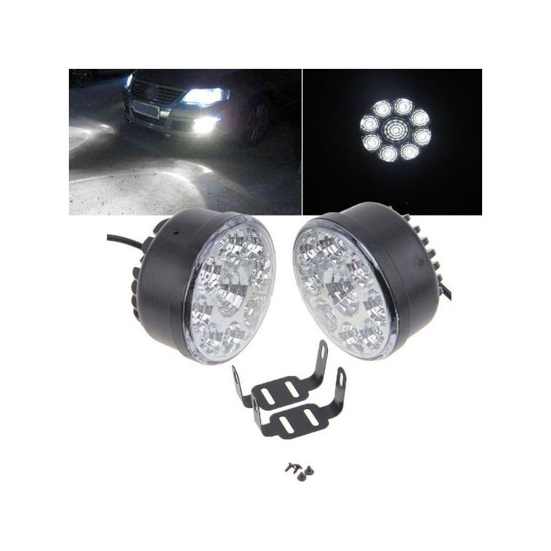 Dnevne luči Superlight DRL 9 okroglih LED diod