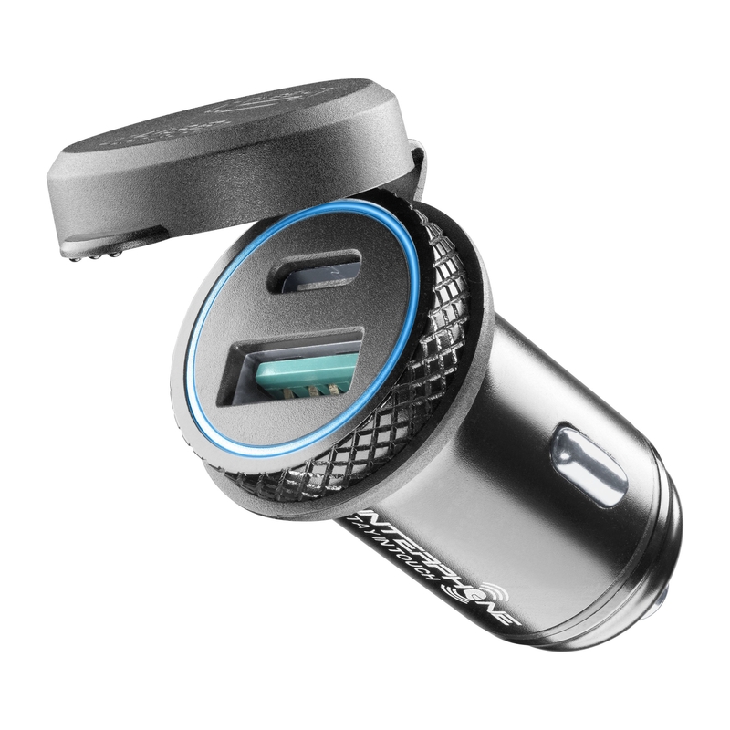 Polnilni adapter za medtelefonsko polnjenje s priključkoma USB-C in USB 4,2 A max