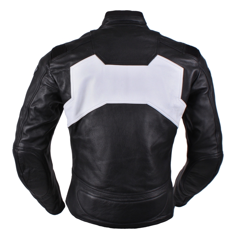 Motoristična jakna Tschul 850 belo-črna razprodaja