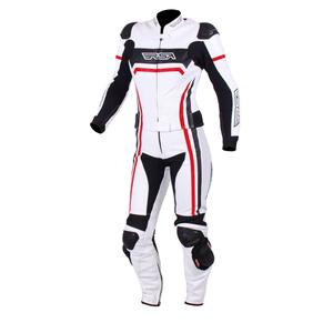 Dámská kombinéza na motorku RSA Virus bílo-černo-červená výprodej