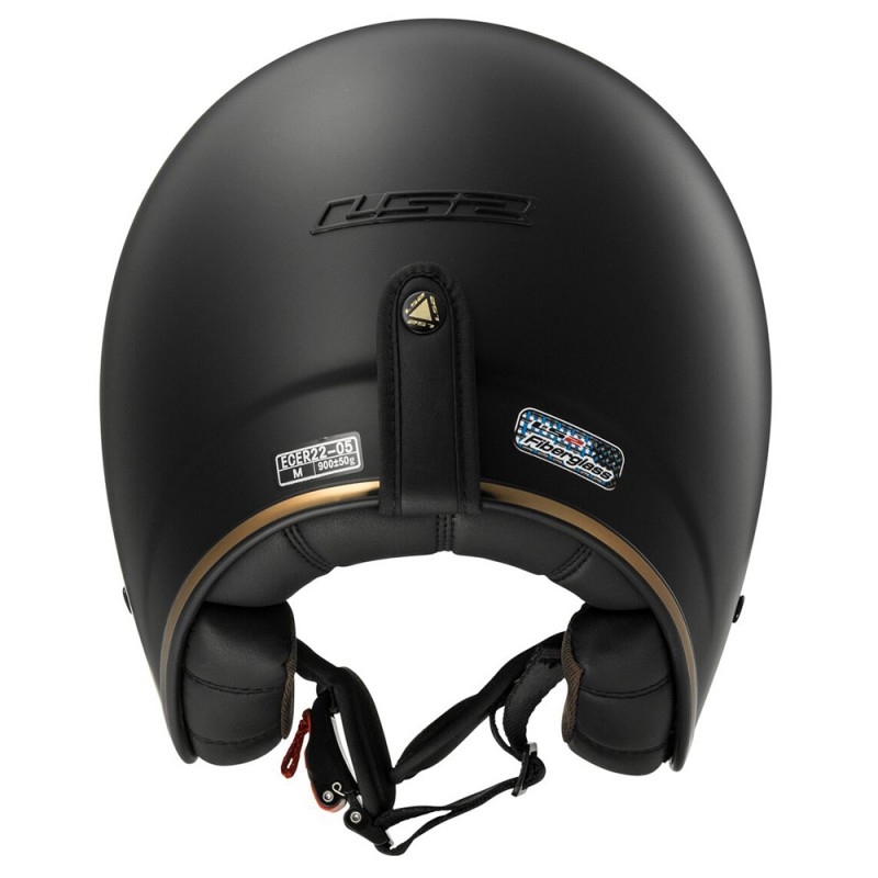 Odprta čelada LS2 OF583 Bobber Solid Black Matte