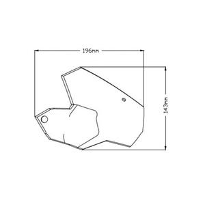 Handelbar deflector PUIG tmavá kouřová