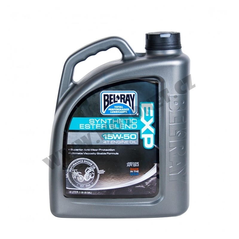 Motorový olej Bel-Ray EXP SYNTHETIC ESTER BLEND 4T 15W-50 4 l