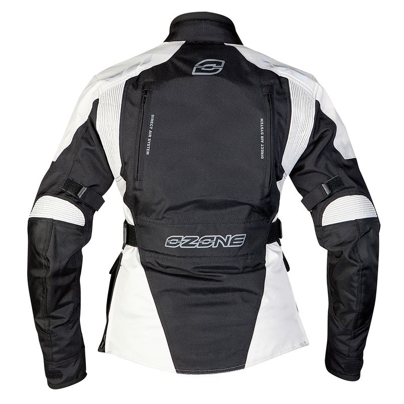 Ženske moto jakne Ozone Tour black-grey naprodaj razprodaja