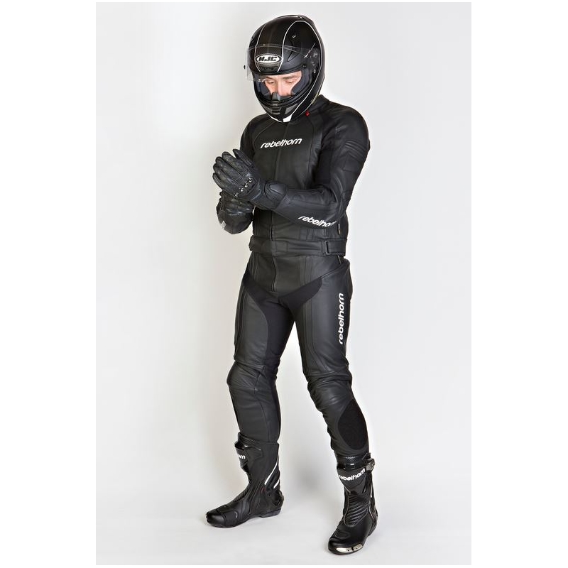 Rebelhorn Piston II Black Motoristične hlače