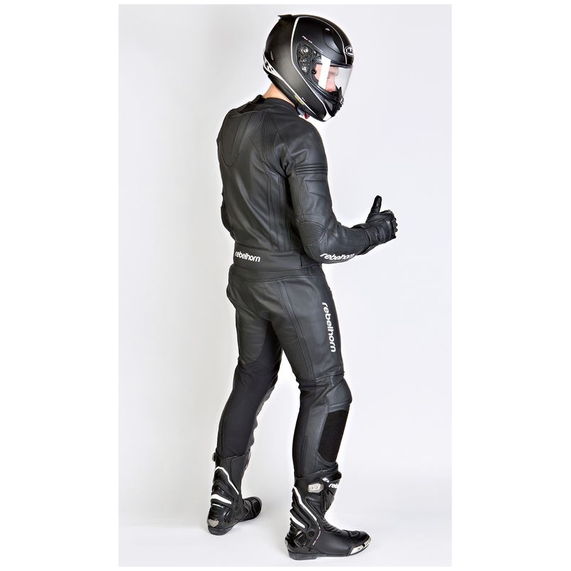 Rebelhorn Piston II Black Motoristične hlače