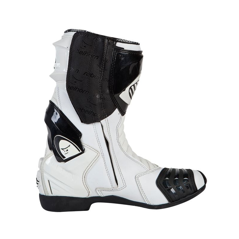 Rebelhorn Lap White and Black Motorcycle Boots razprodaja