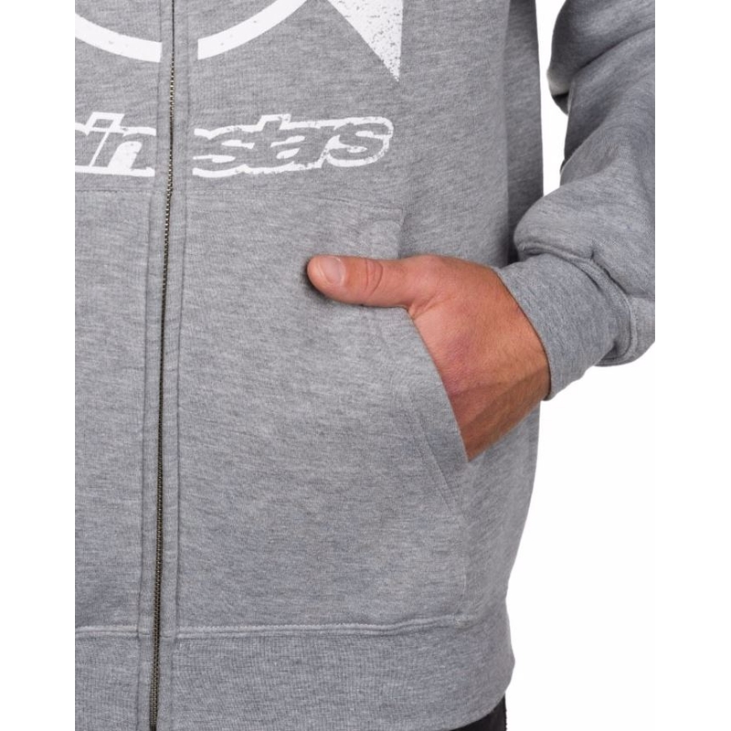 Alpinestars Rift Zip Hoodie siva razprodaja