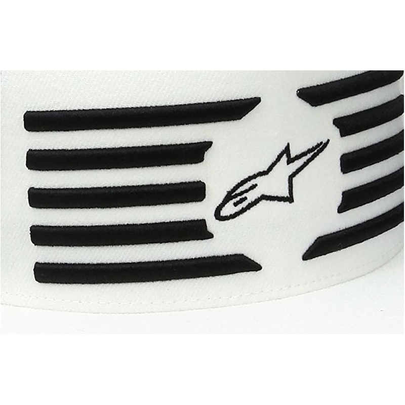 Alpinestars Tlačna Snapback kapa White
