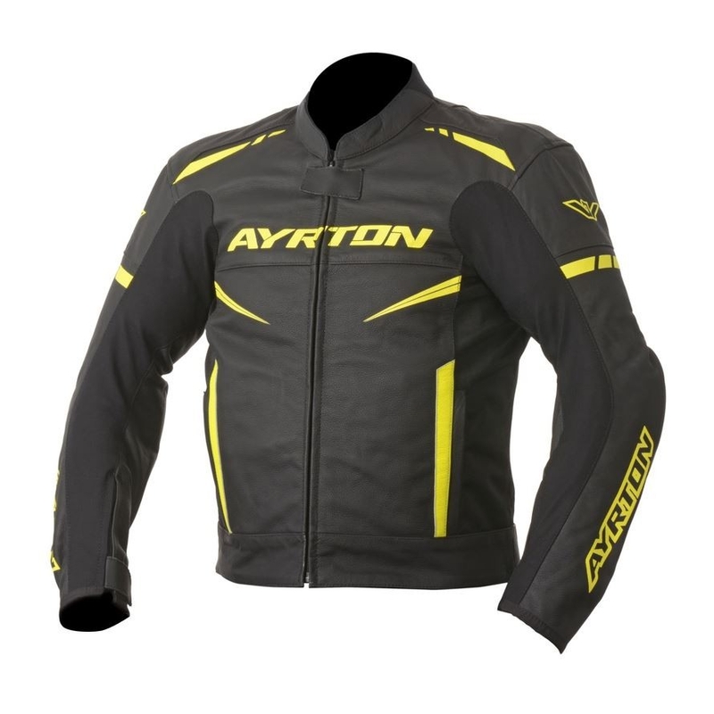 Ayrton Raptor črno-fluo rumena motoristična jakna naprodaj razprodaja