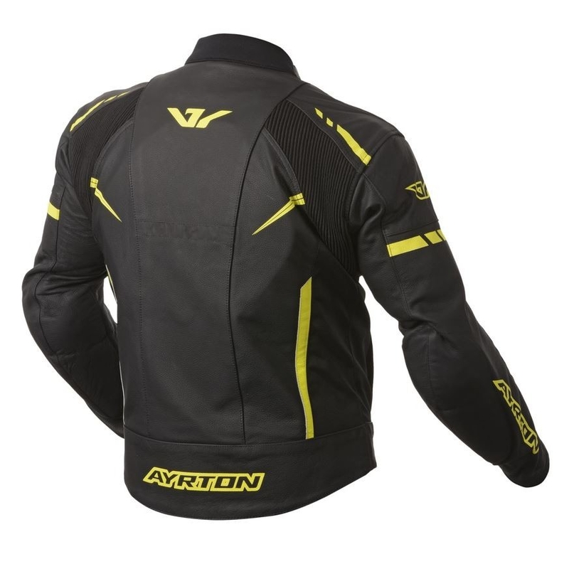 Ayrton Raptor črno-fluo rumena motoristična jakna naprodaj razprodaja