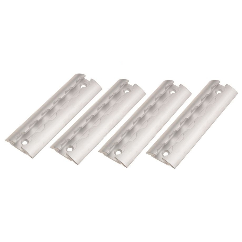 QTECH zaokrožena aluminijasta sidrna palica (komplet 4 kosov)
