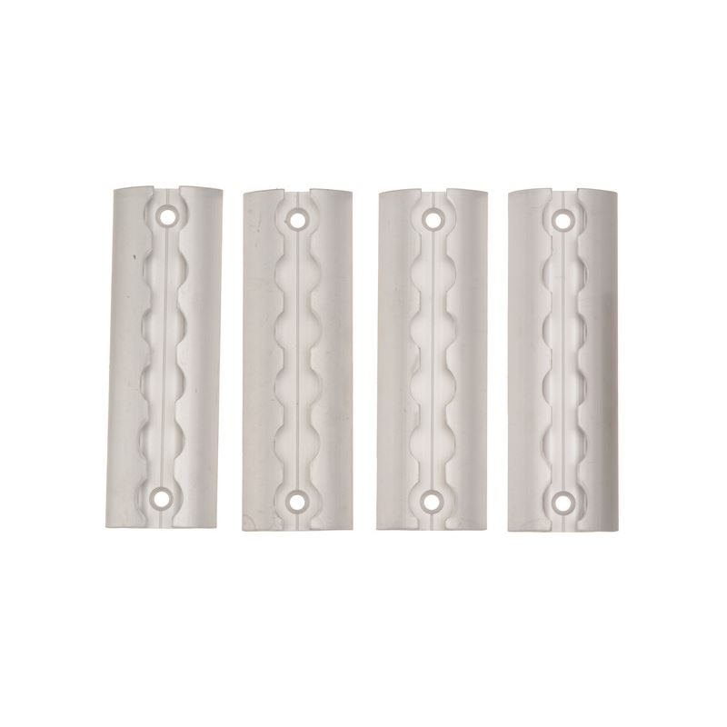 QTECH zaokrožena aluminijasta sidrna palica (komplet 4 kosov)