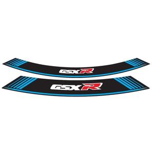 Linka na ráfek PUIG GSXR modrá linky na ráfek - sada 8ks