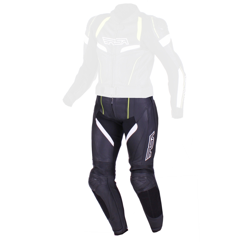 Ženske hlače RSA Speedway black-white-fluo yellow - razprodaja