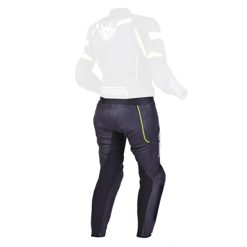 Ženske hlače RSA Speedway black-white-fluo yellow - razprodaja