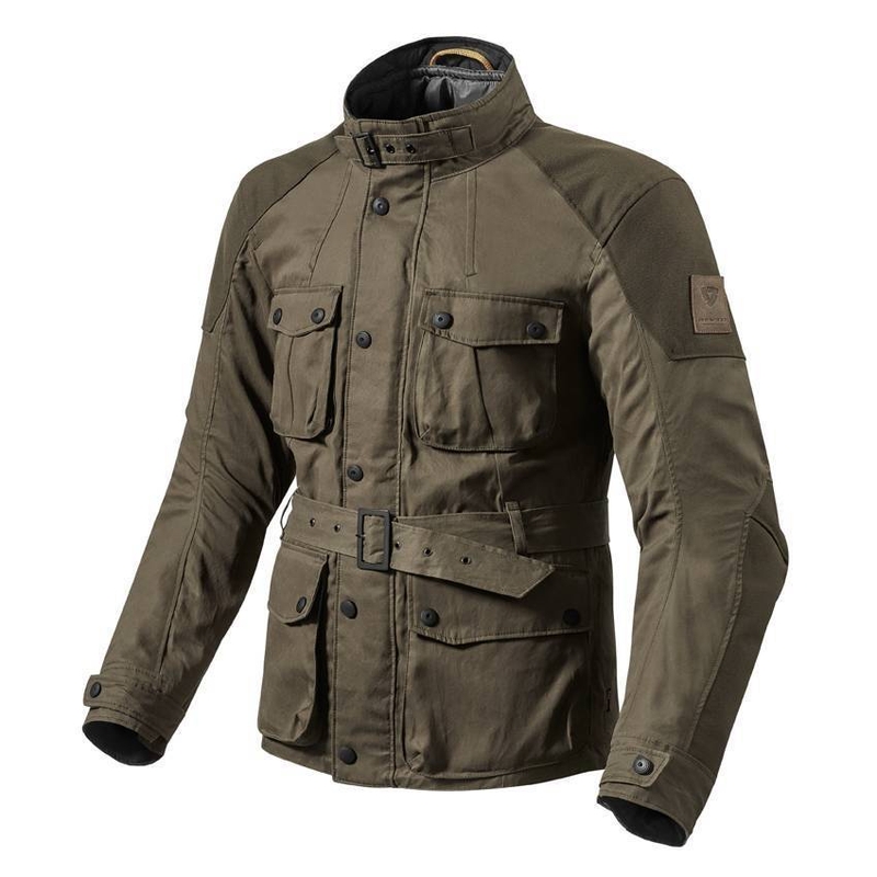 Revit Zircon Dark Green Motorcycle Jacket razprodaja