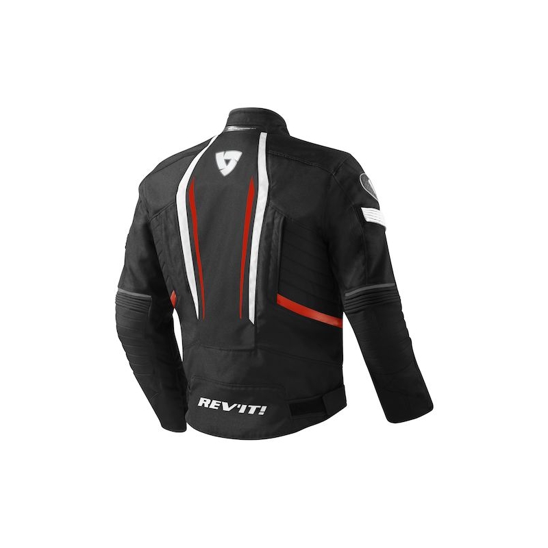 Revit Raceway Črno-rdeča motoristična jakna razprodaja