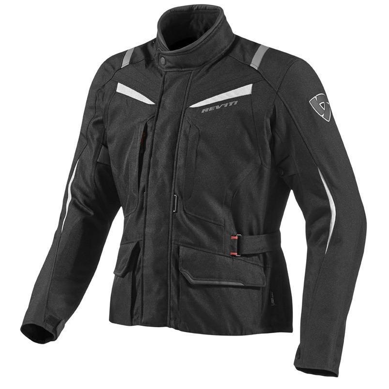 Revit Voltiac Black-Silver Motorcycle Jacket razprodaja