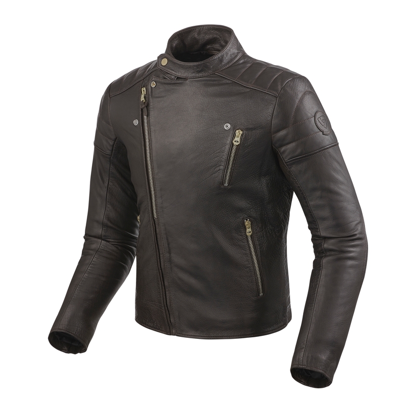 Revit Vaughn Dark Brown Motorcycle Jacket razprodaja