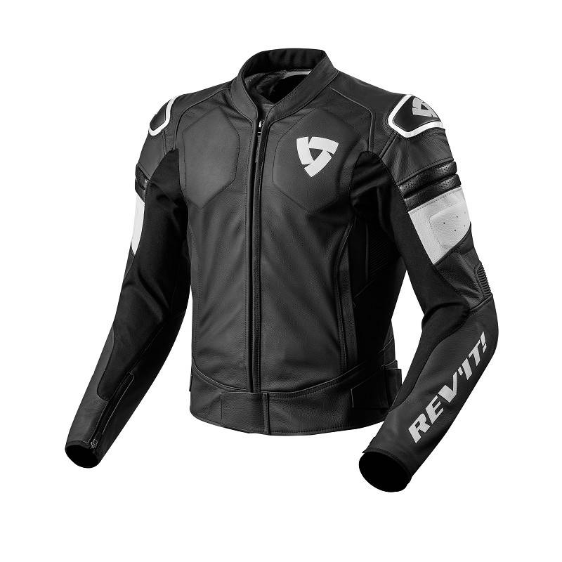 Revit Akira črno-bela motoristična jakna
