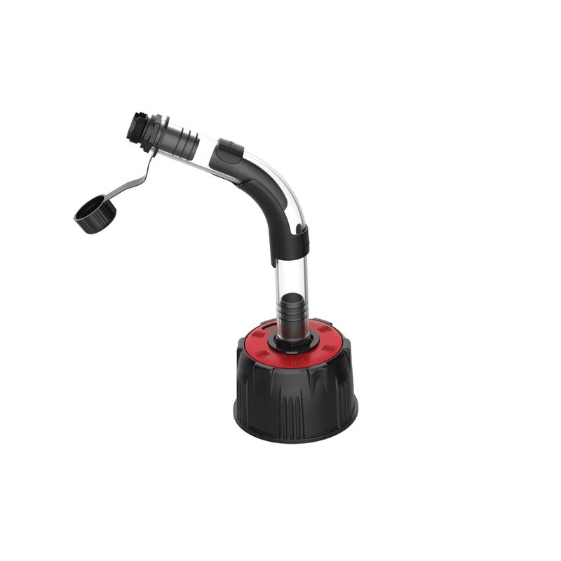 Víčko kanystru s hadicí POLISPORT PROOCTANE průhledno/černá