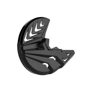 Kryt předního brzdového kotouče se spodním krytem vidlice POLISPORT PERFORMANCE černá/černá