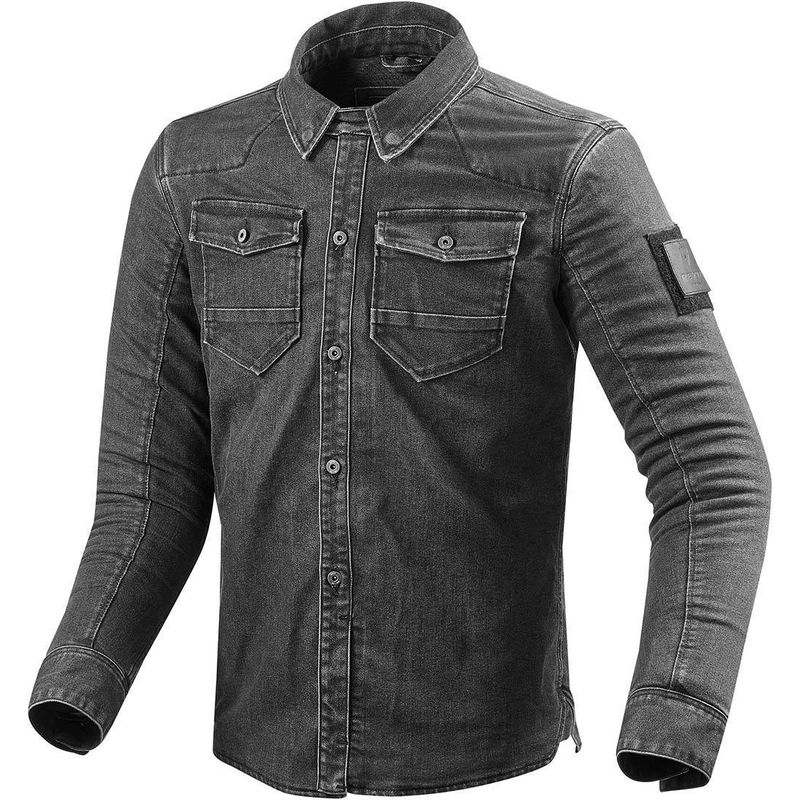 Revit Hudson Grey Motorcycle Shirt razprodaja