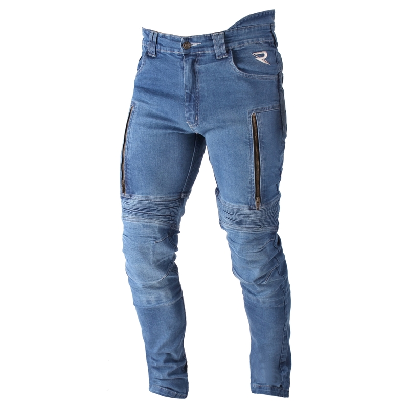 Street Racer Classic Blue Motorcycle Jeans razprodaja