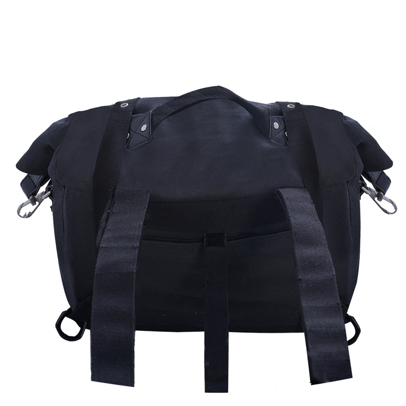 Oxford Heritage Black 40l stranske torbe za motorna kolesa
