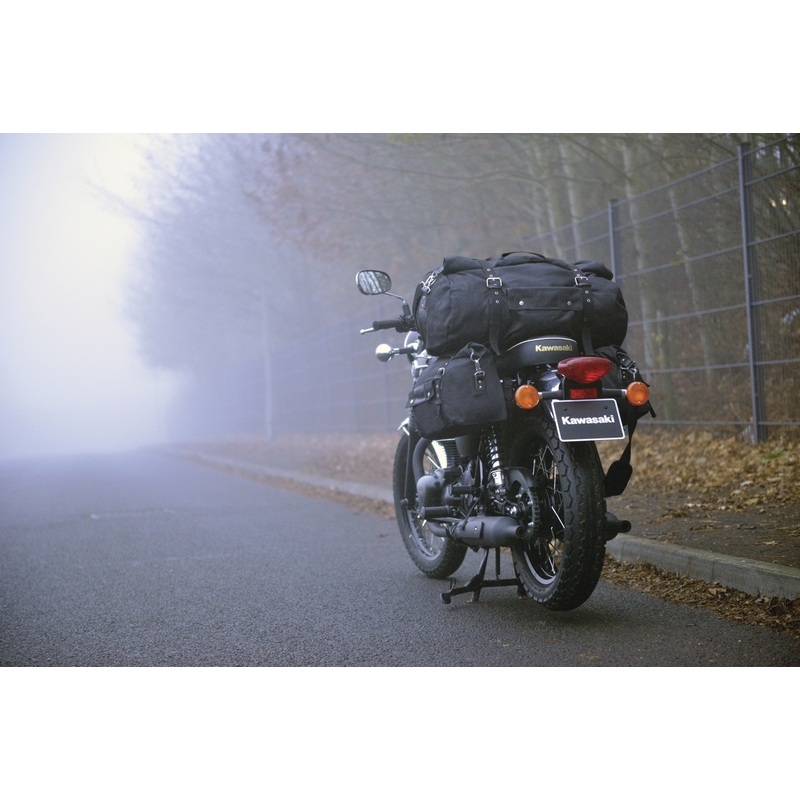 Oxford Heritage Black 40l stranske torbe za motorna kolesa