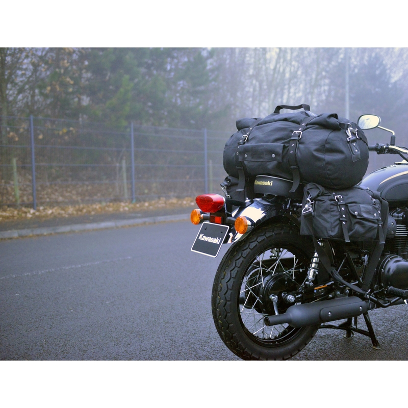 Oxford Heritage Black 40l stranske torbe za motorna kolesa