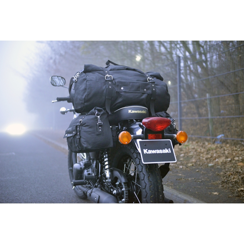 Oxford Heritage Black 40l stranske torbe za motorna kolesa