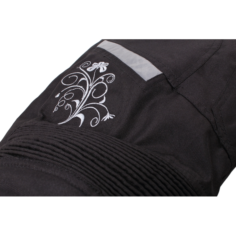 RSA Devil Ženske črne moto hlače razprodaja