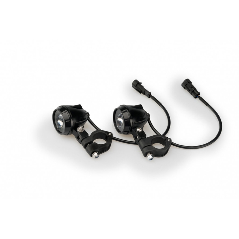 Auxiliary LED lights PUIG BEAM 2.0 černý homologované, sada