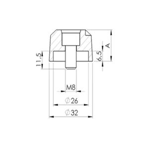 Závažíčka řidítek PUIG LONG oranžová